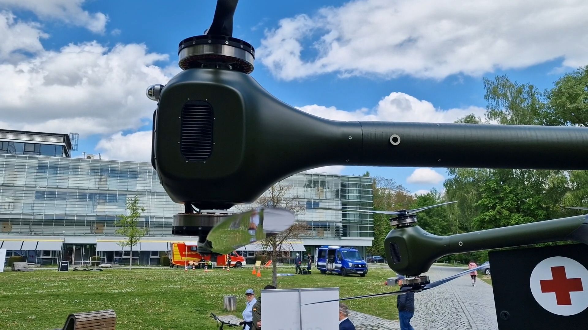 Ingolstadt: Drohnentag des Bayerischen Roten Kreuzes