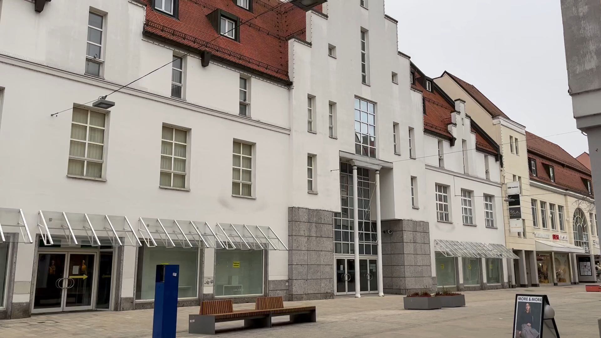 Impressionen aus dem leeren Kaufhof-Gebäude