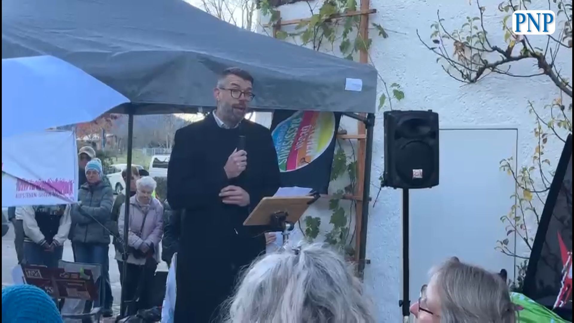 "Aufstehen gegen Rassismus" protestierte gegen AfD-Veranstaltung