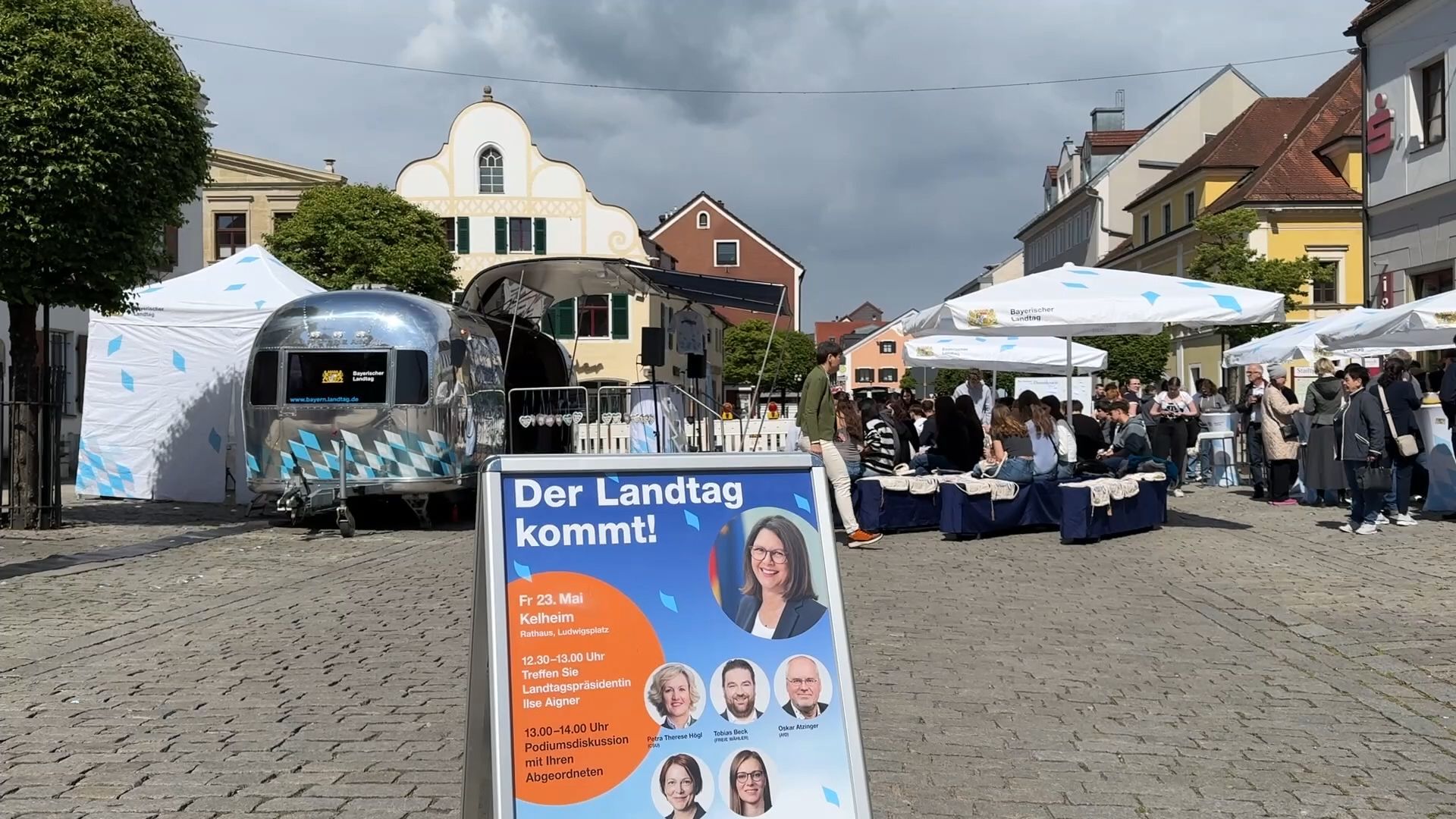 Video: Landtag mit LandTruck in Kelheim auf Tour
