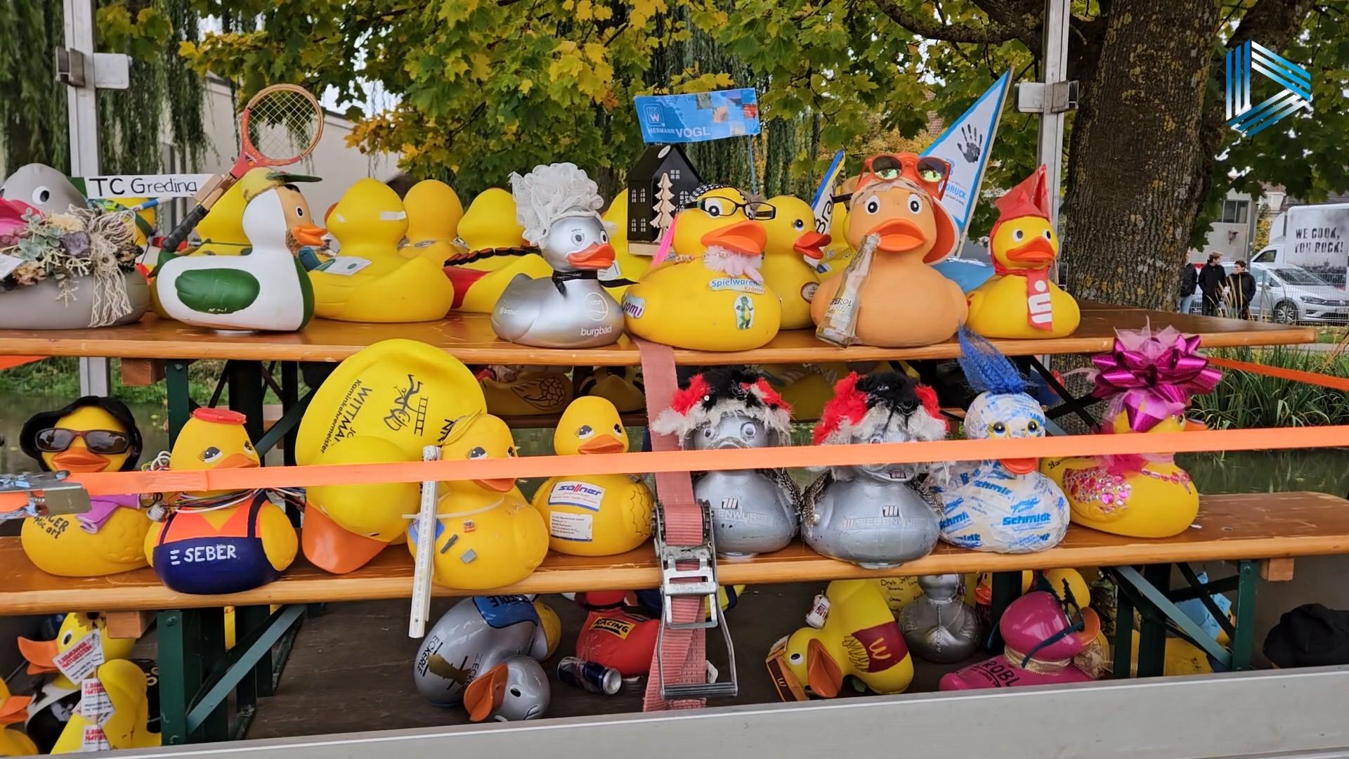 Video: Entenrennen im Beilngrieser Sulzpark