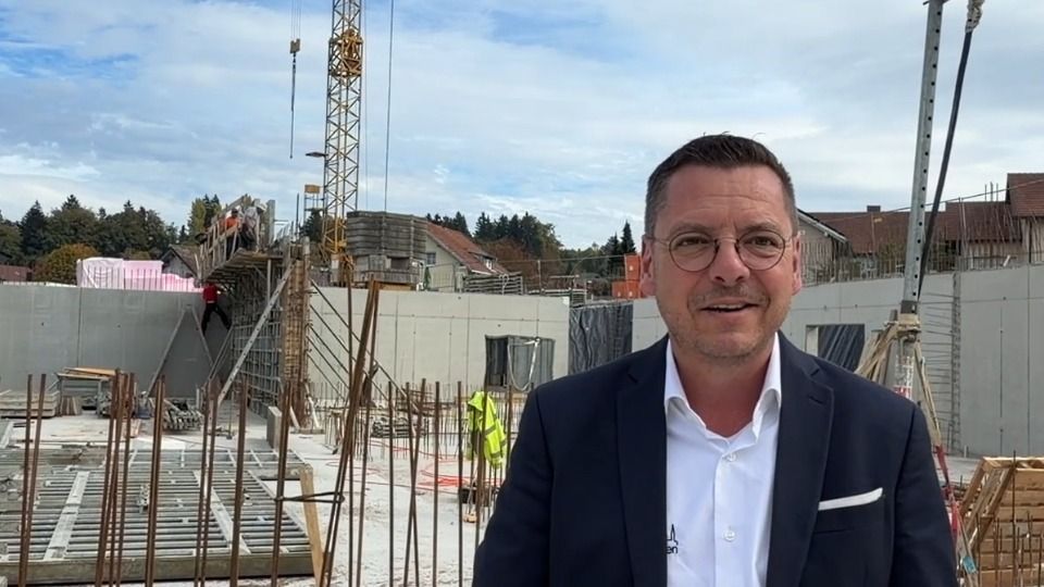 Video: Viel zu tun auf der Grundschul-Baustelle in Waldkirchen