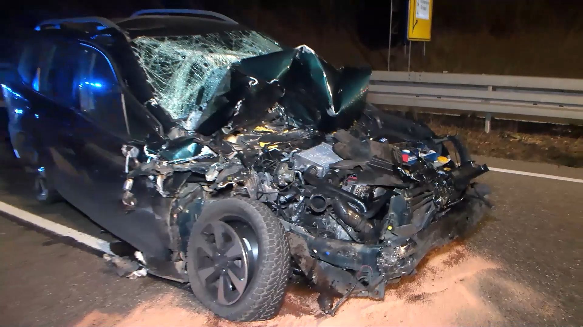 Video: B39 zwischen Hockenheim-Mitte und -Süd nach Unfall stundenlang gesperrt