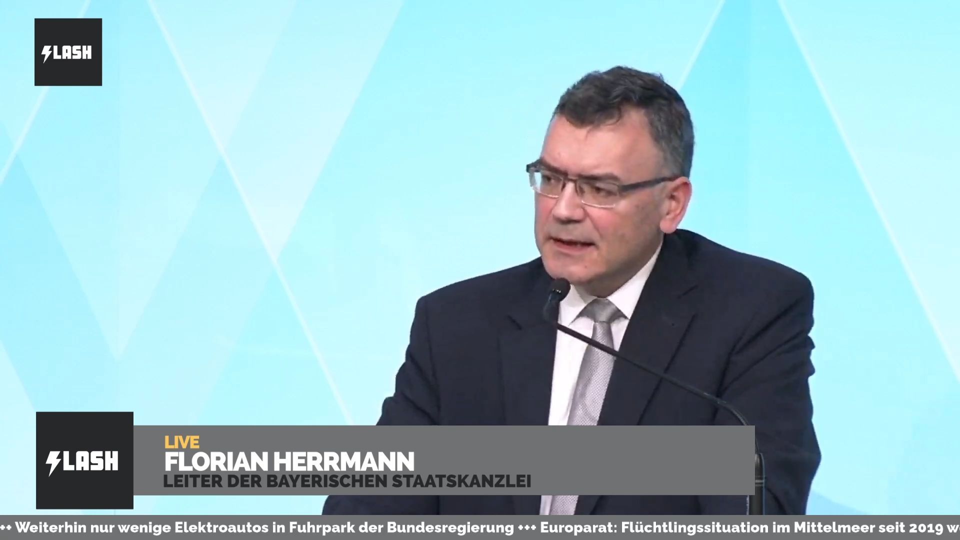 Bayerns Staatskanzleiminister Herrmann schildert die aktuelle Corona-Lage in Bayernde