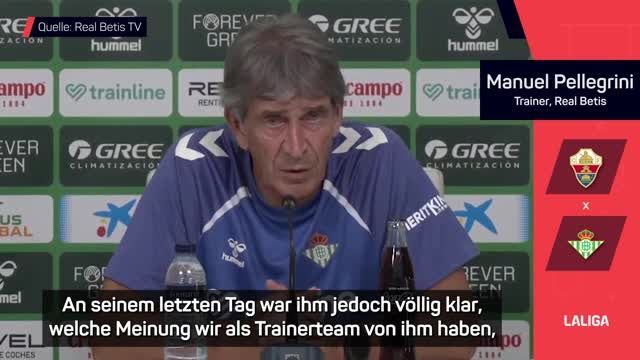 Pellegrini bedauert Antony-Abgang nach Leihe