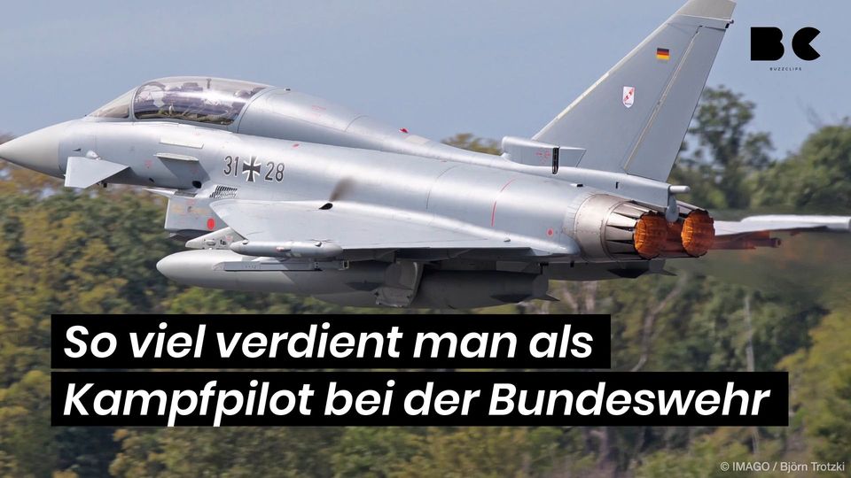 Was Verdient Ein Pilot Bei Der Bundeswehr So viel verdient man als Kampfpilot bei der Bundeswehr - BuzzClips