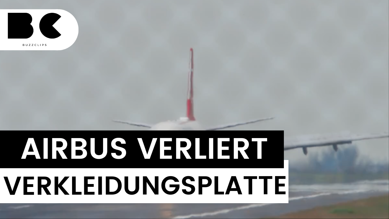 Airbus perd une partie de son carénage au décollage