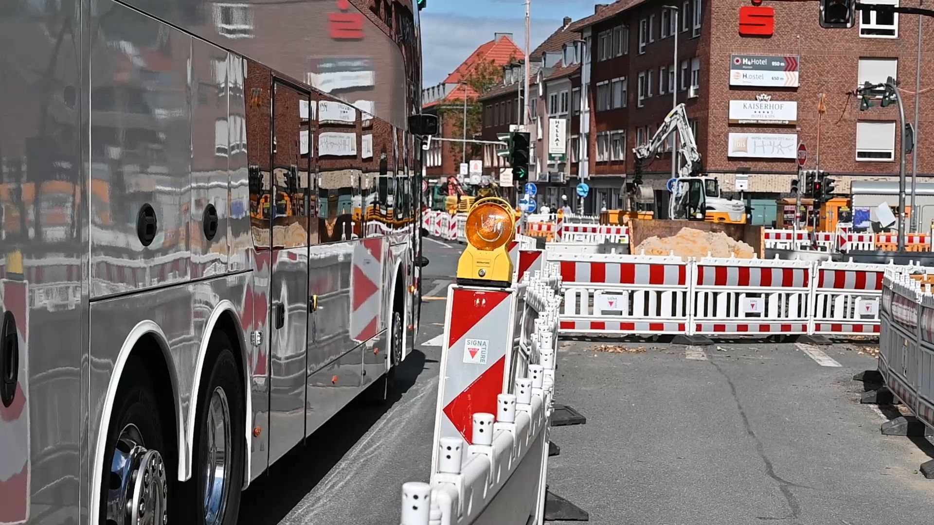 Video: Das Aktuelle zur Baustelle an der Kreuzung Moltkestraße / Weseler Straße