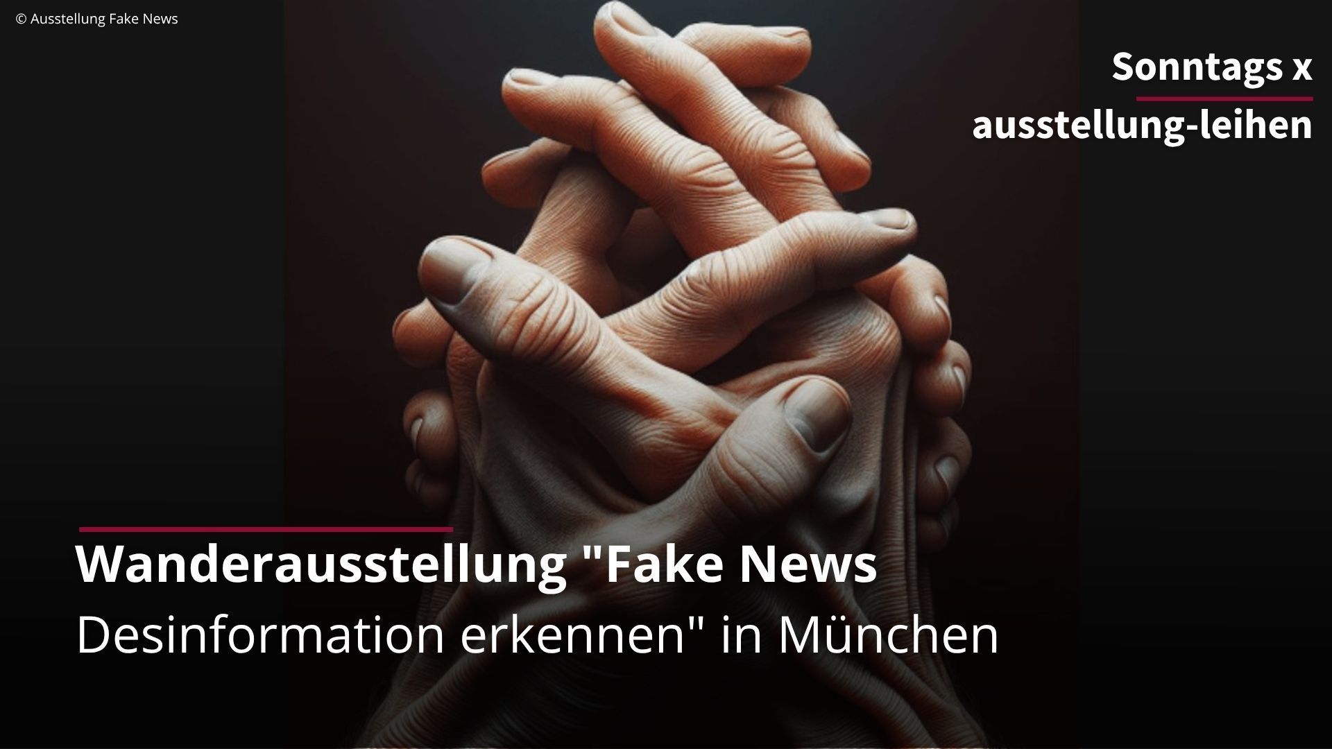 Video: Wanderausstellung "Fake News: Desinformation erkennen" in München