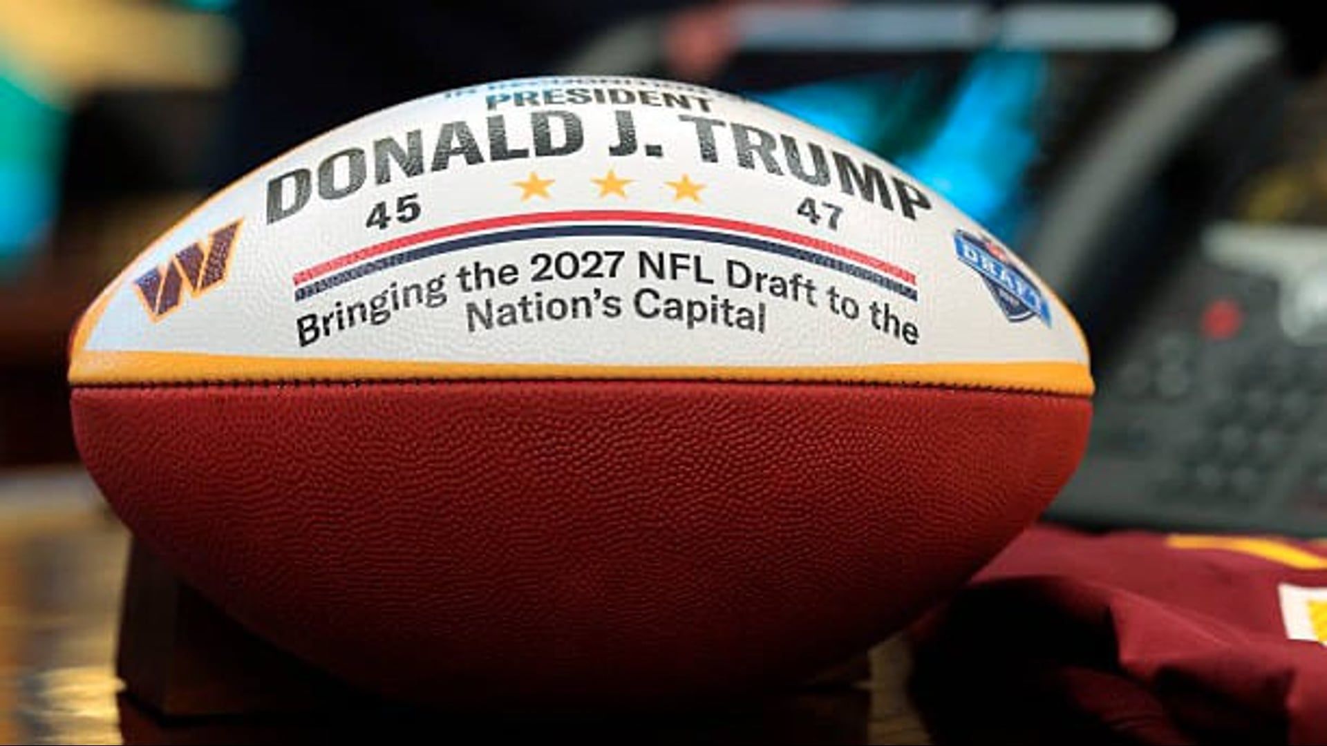 Trump bestätigt Plan, den NFL-Draft 2027 in DC auszurichten