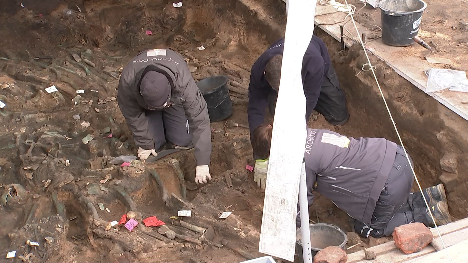 Nach Pestgrabfund in Nürnberg: Bauarbeiten gehen weiter