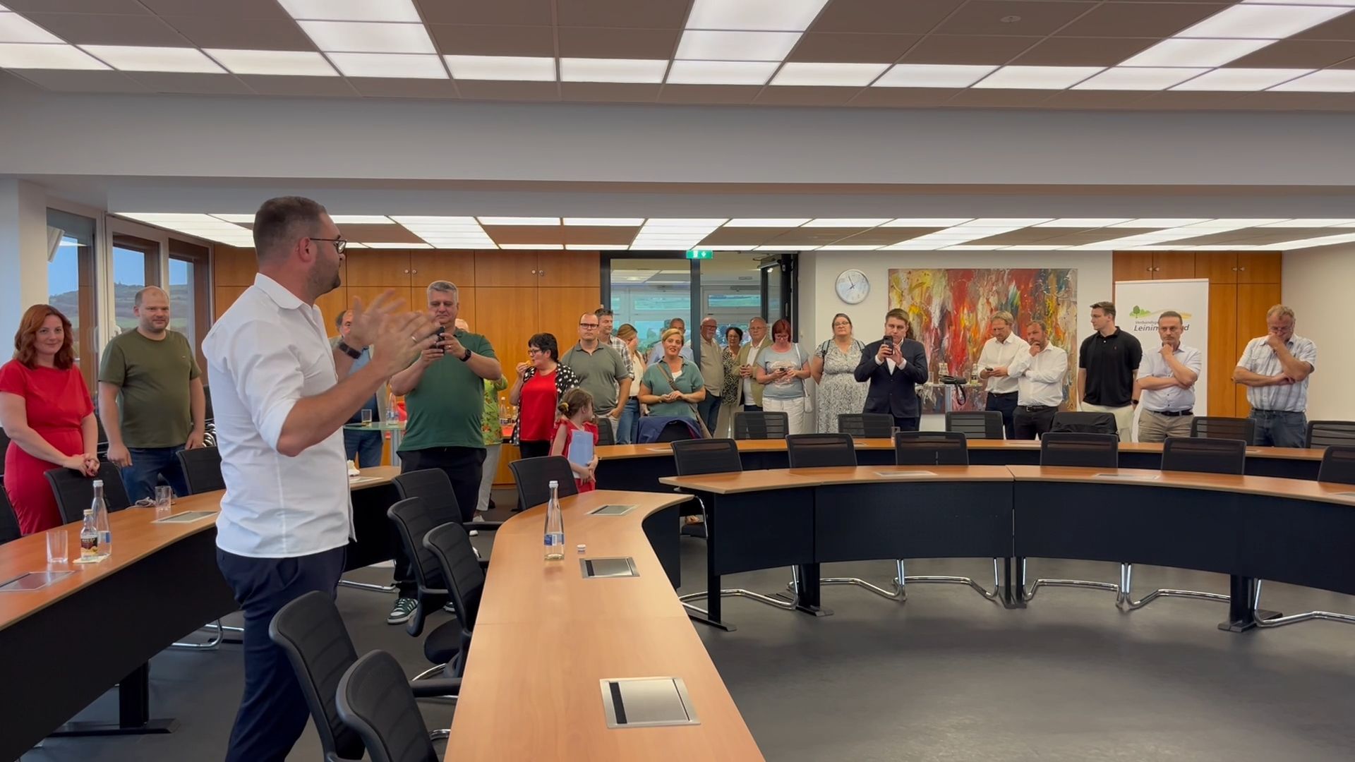 Video: Daniel Krauß hält seine Wahlansprache nach dem Sieg