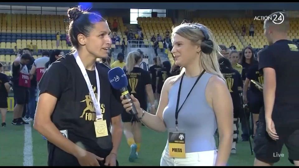 Σ. Κόγγουλη: «Eυλογημένη που έπαιξα σε αυτό το γήπεδο, το πιο σημαντικό πρωτάθλημα με την ομάδα της καρδιάς μου» (VIDEO)