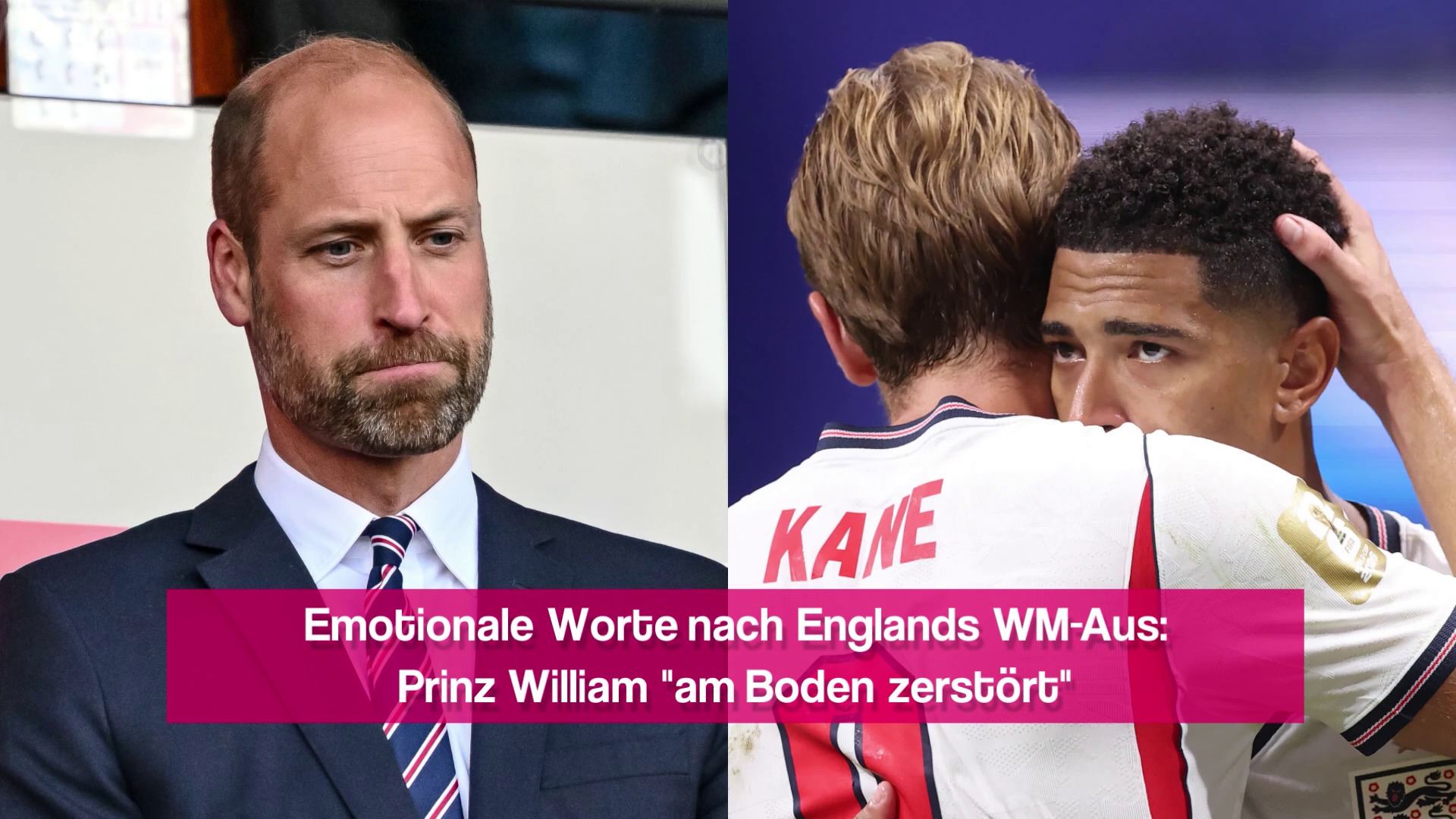 Emotional lines after England's World Cup exit: Prince William is 