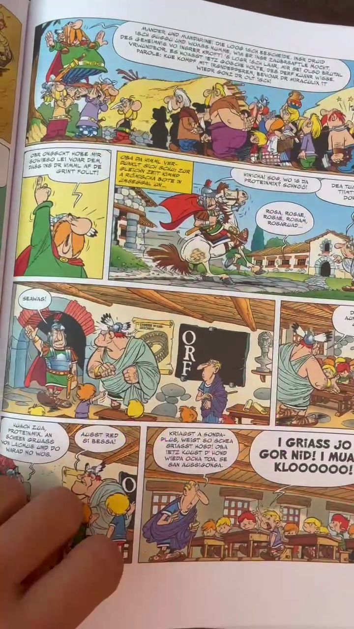 “Mander, it's time!”: Asterix conquers Tyrol
