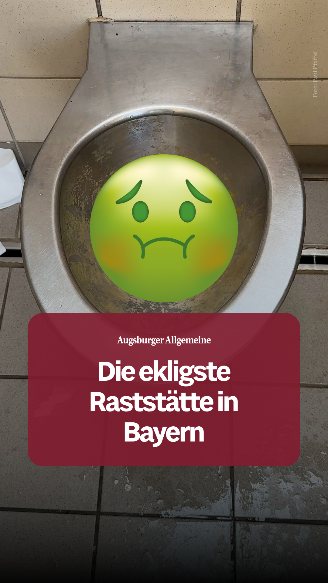 Video: Ekel-Alarm an der A8: das ist der schlechteste Rastplatz Bayerns