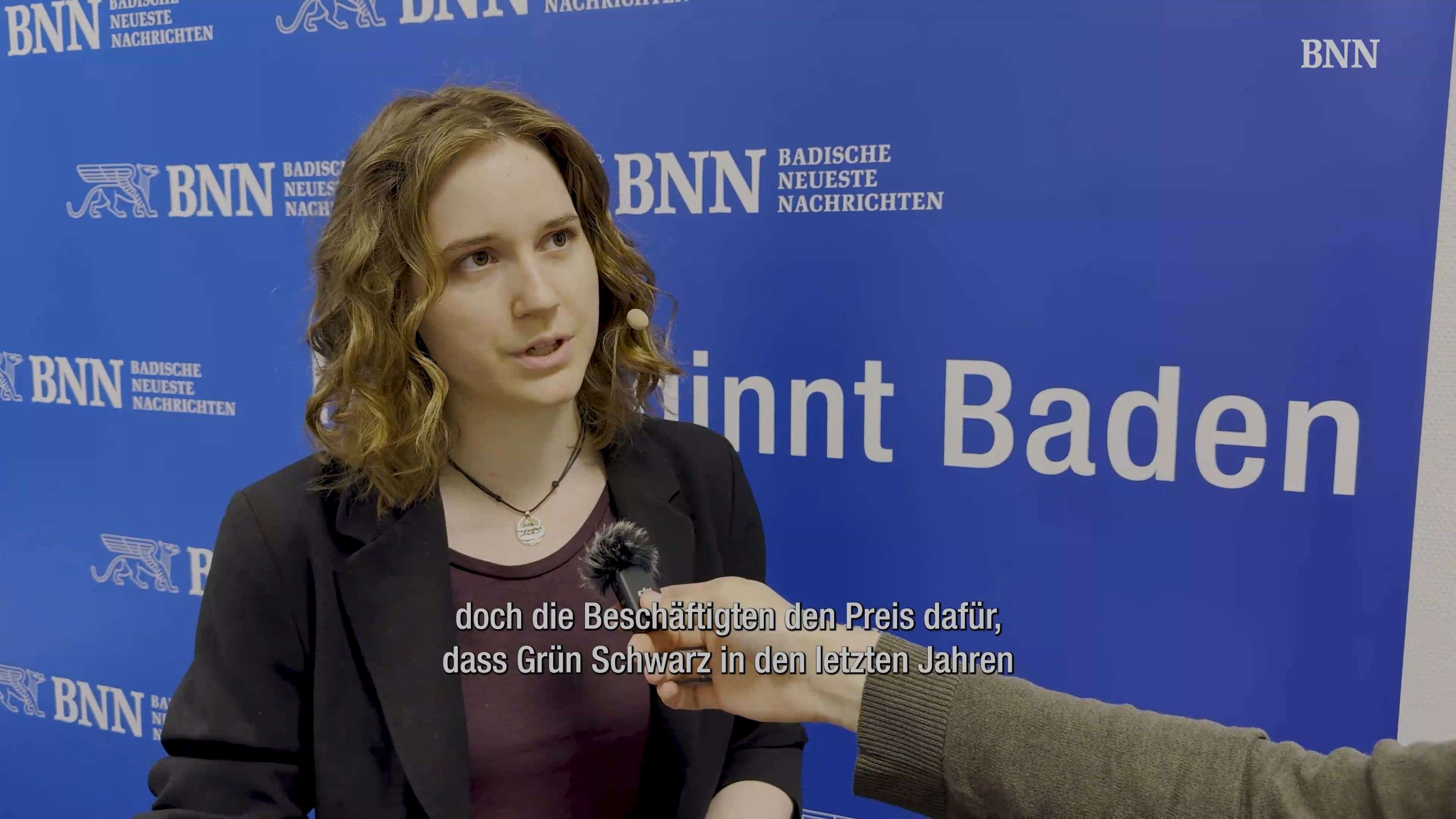 Video: Amelie Vollmer (Linke) auf dem BNN-Leserforum