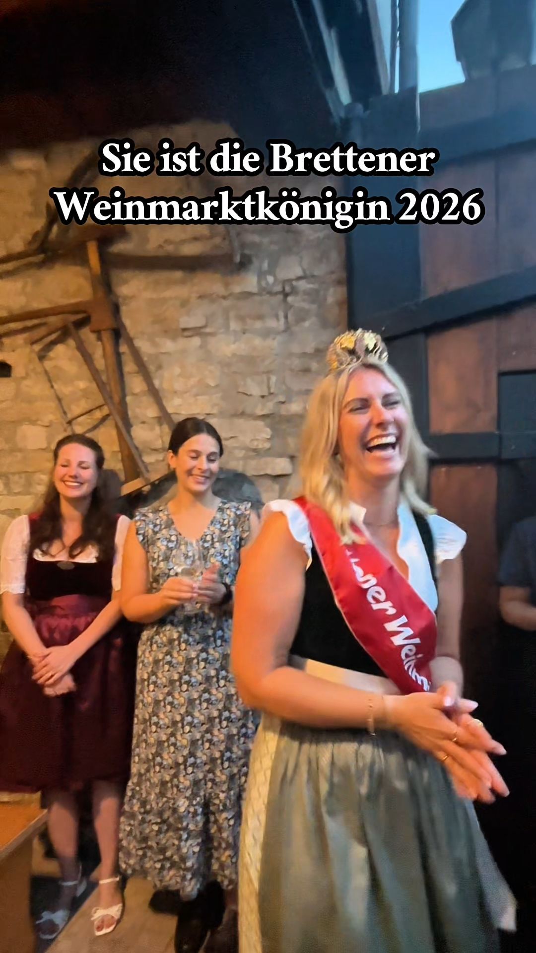 Video: Nina Carle ist die Brettener Weinmarktkönigin 2026