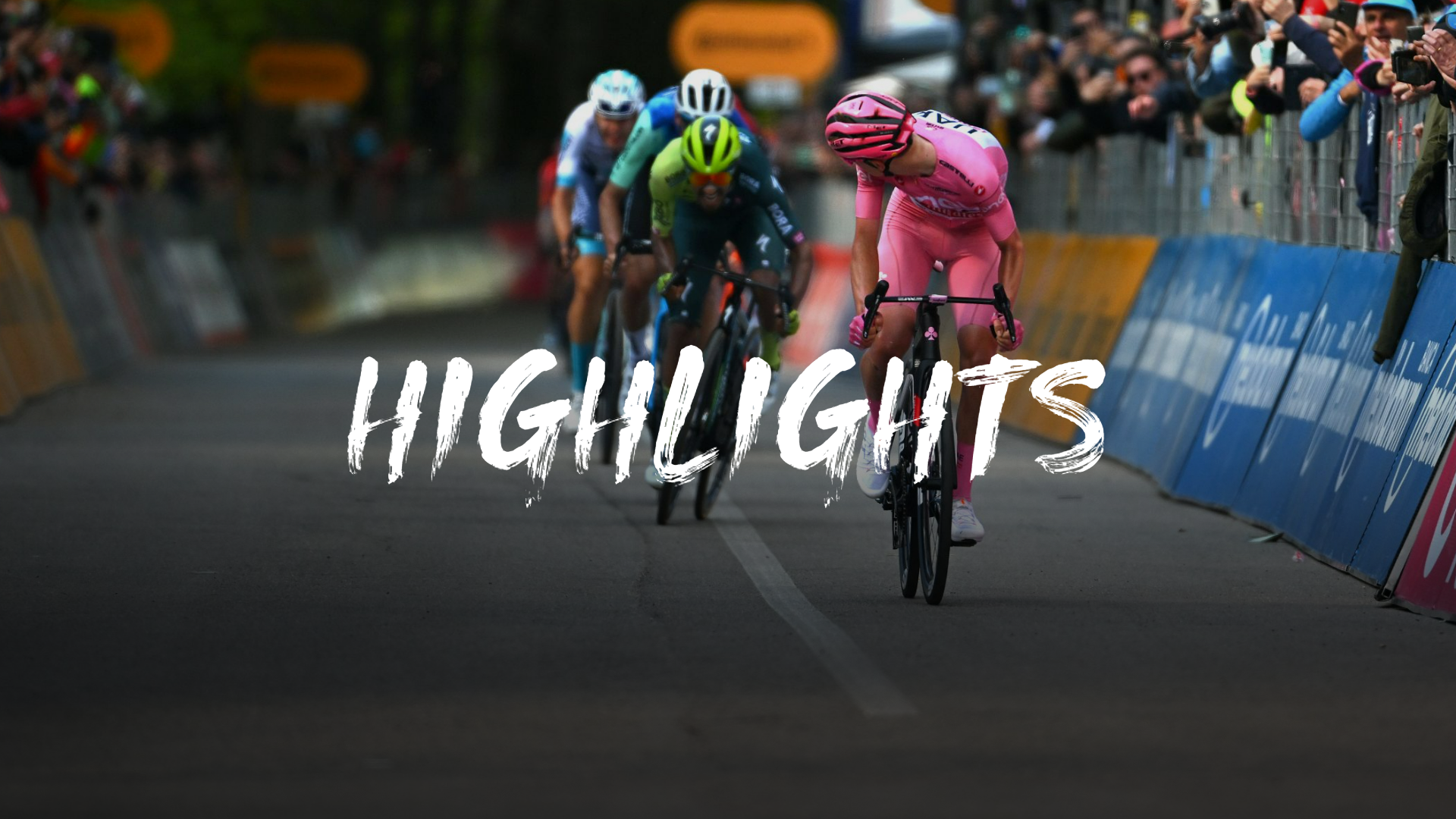 Highlights - 8. Giro-Etappe: Pogacar bei Bergankunft unerbittlich