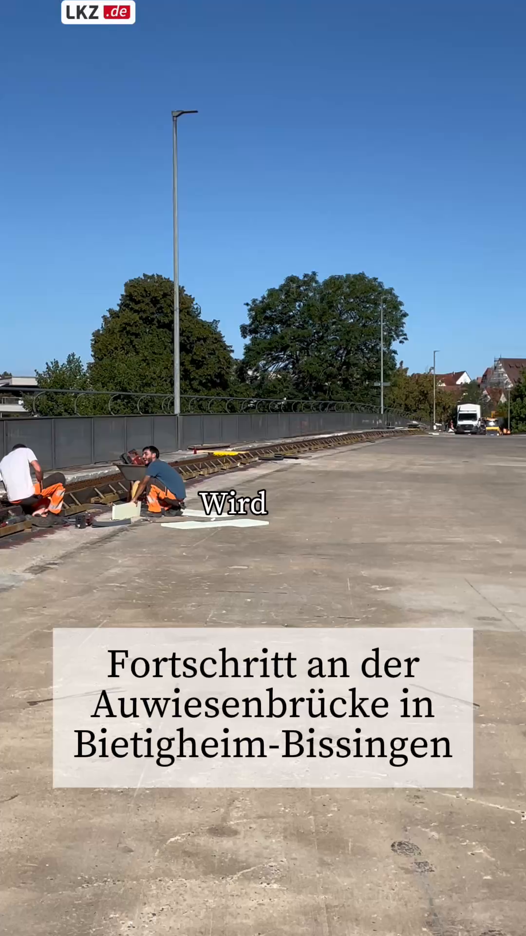 Video: Bietigheim-Bissingen: Baustelle an der Auwiesenbrücke macht Fortschritte