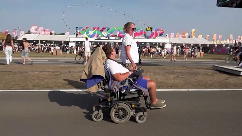 Barrierefreie Festivals: Beim Pukkelpop in Belgien sind auch Menschen mit eingeschränkter Mobilität mit von der Partie