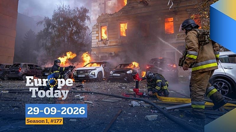 Video: Europe Today: Ukraine sucht dringend Geld in Brüssel, russische Drohnen greifen Kyjiw an