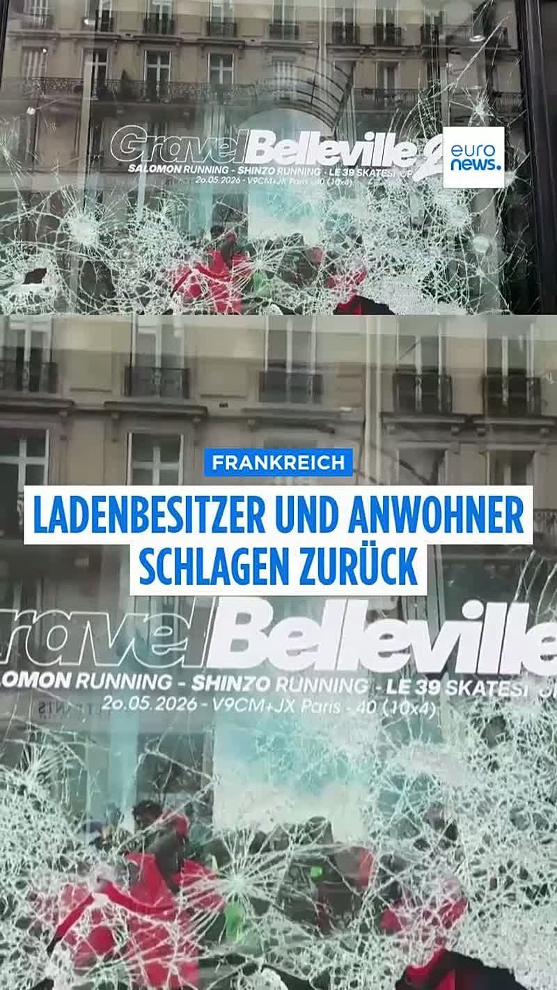 Video: Frankreich: Ladenbesitzer und Anwohner schlagen zurück