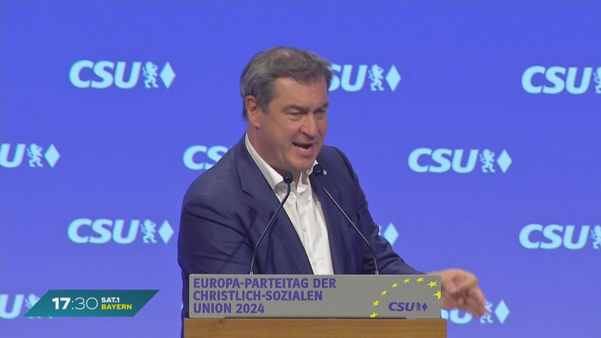 Europa-Parteitag in München: CSU eröffnet Wahlkampf