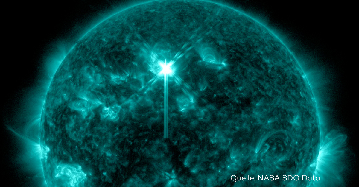 Störungen zu erwarten: Heftige Sonneneruption trifft Erde