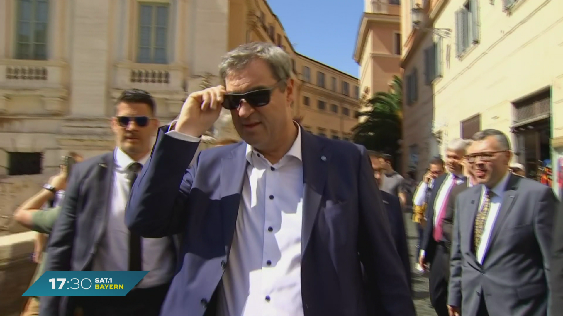 Markus Söder in Rom: Treffen mit Regierungschefin und Papst Franziskus