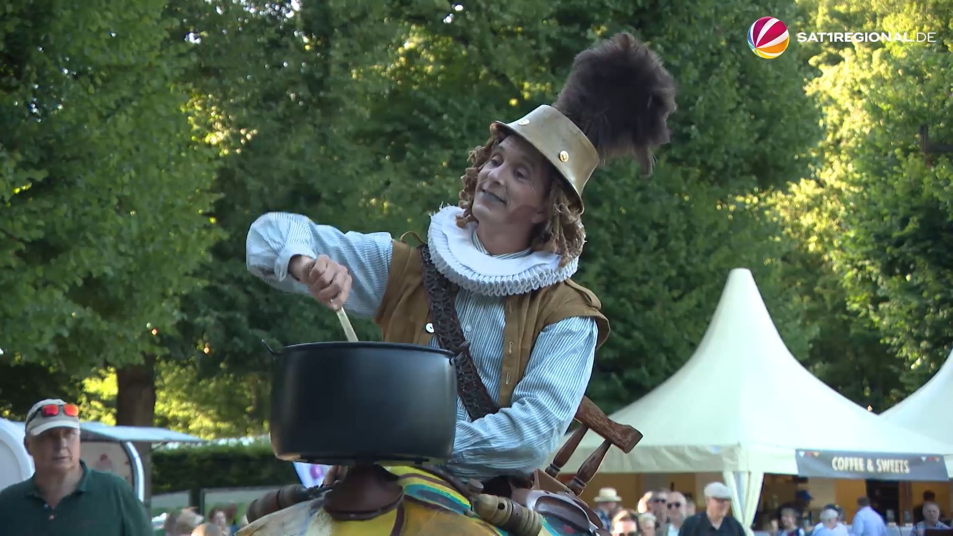 Kleines Fest im Großen Garten in Hannover gestartet