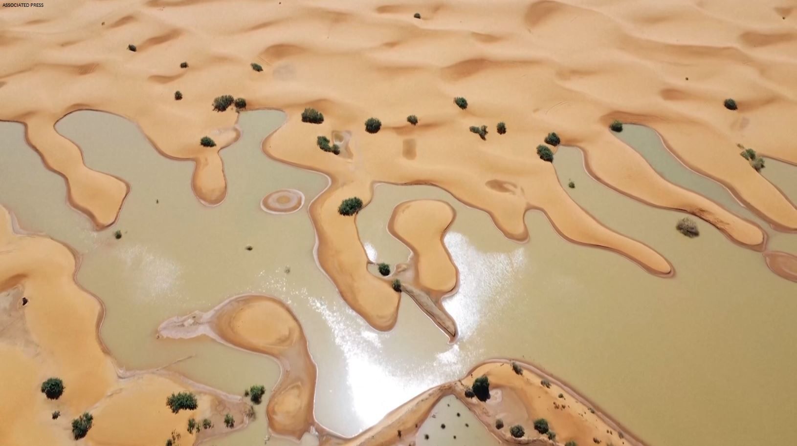 Erschreckende Aufnahmen: Sahara versinkt im Wasser