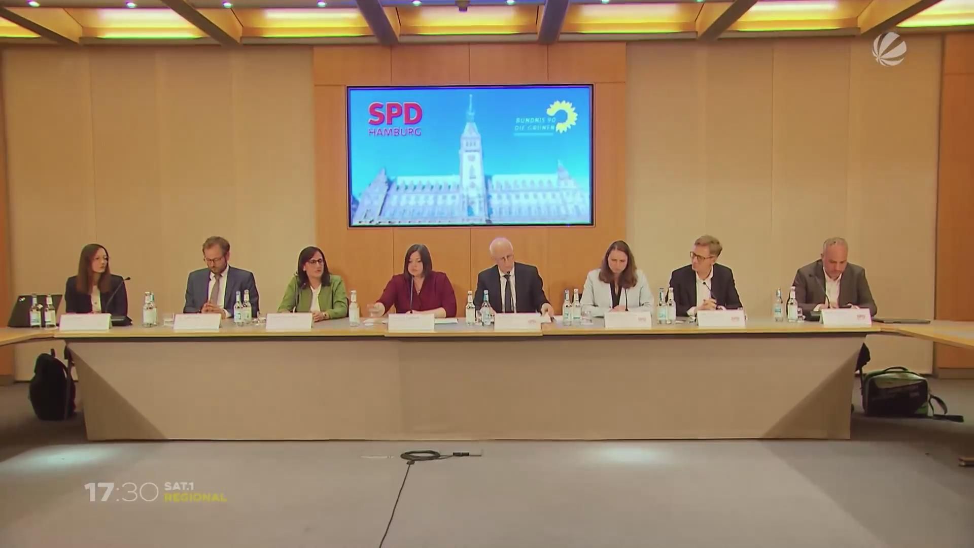 Video: Hamburg: Rot-Grün stellt Koalitionsvertrag vor