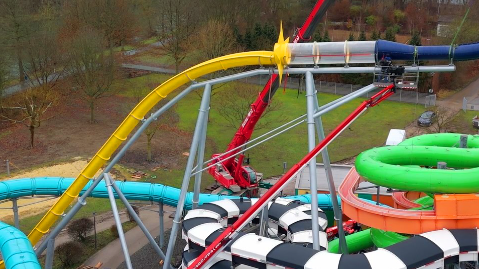 Höchste Outdoor-Wasserrutsche eröffnet