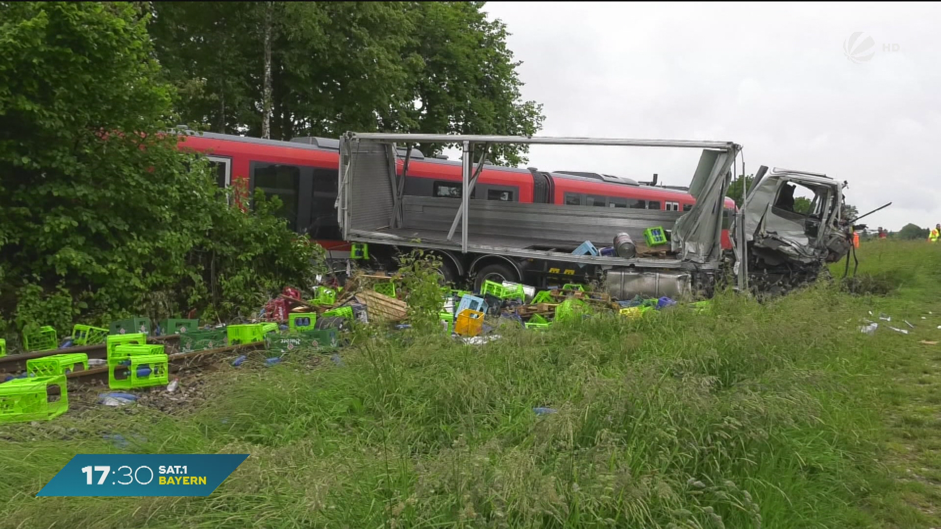Video: Nach Zugunfall bei Pocking: Strecke bleibt wohl gesperrt