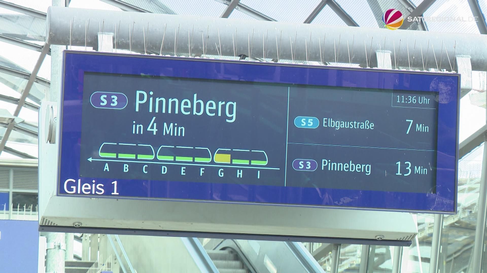 Video: S-Bahn in Hamburg: System mit KI zeigt freie Plätze an