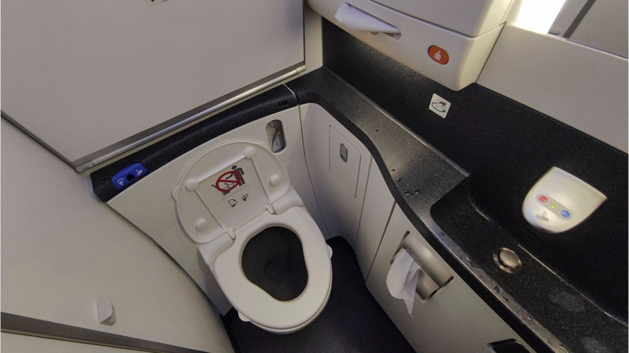 Superkeime auf Flugzeugtoiletten nachgewiesen