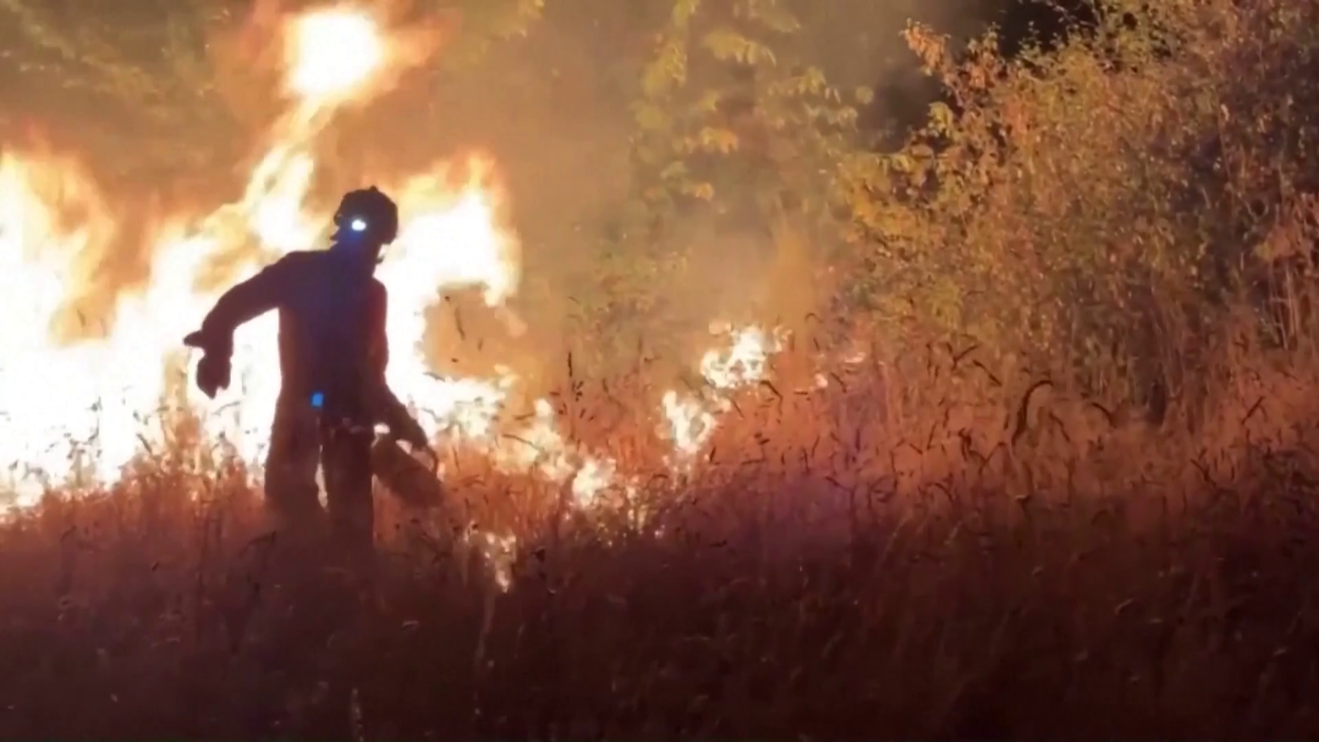 Video: Feuerwehrkräfte aus NRW bekämpfen verheerende Waldbrände in Spanien
