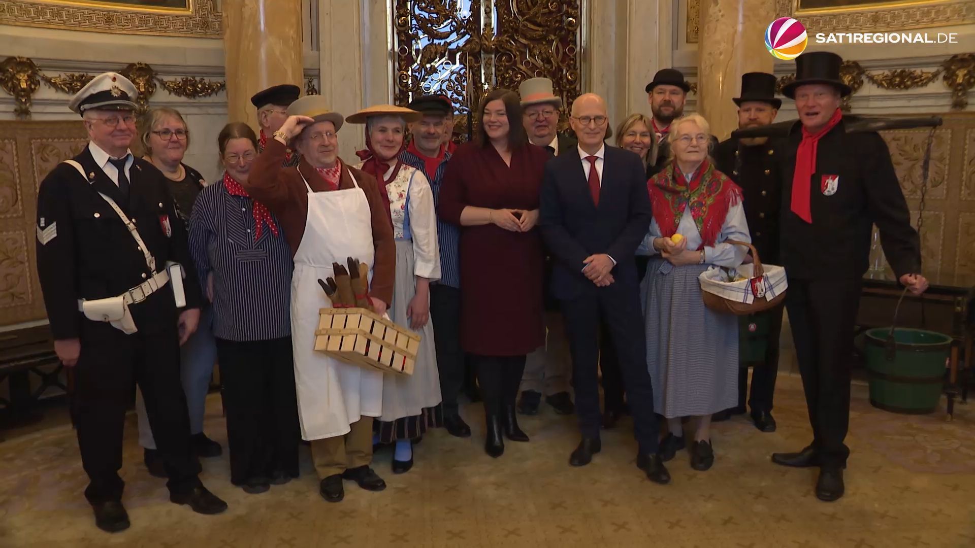 Neujahrsempfang im Hamburger Rathaus