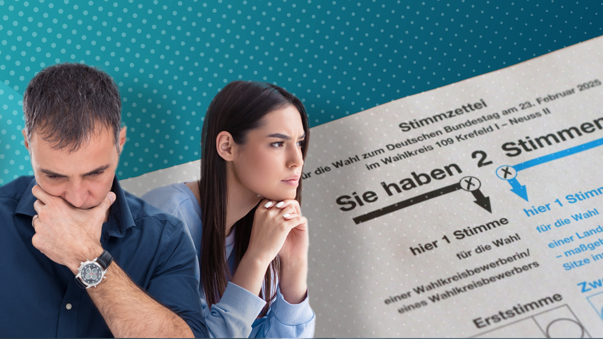 Bundestagswahl: Viele Wähler unentschlossen