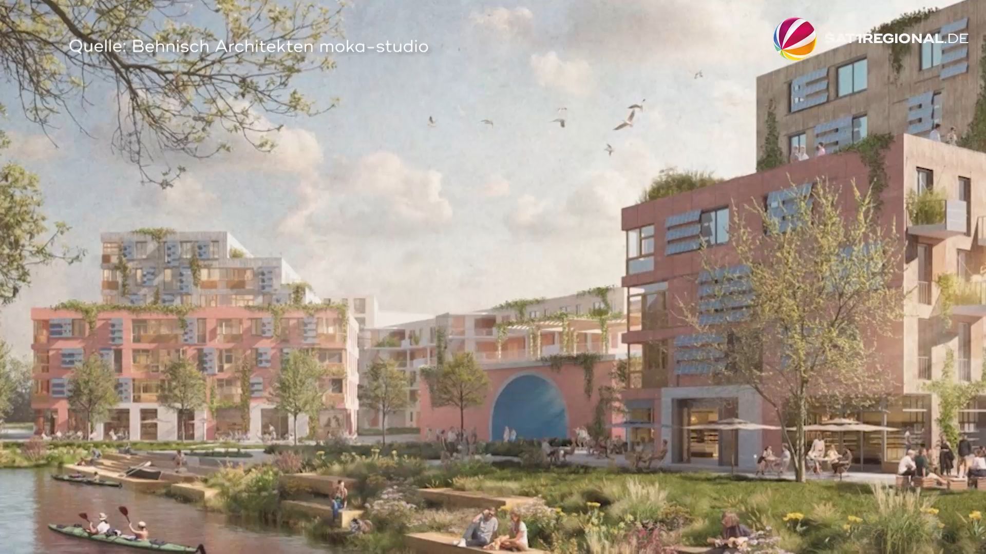 Video: Spatenstich für Bauprojekt „Wilhelmsburger Rathausviertel“