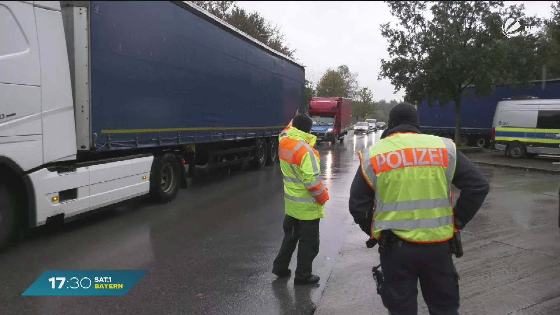Video: Lkw- und Buskontrollen in Bayern: Jedes zweite Fahrzeug mit Mängeln