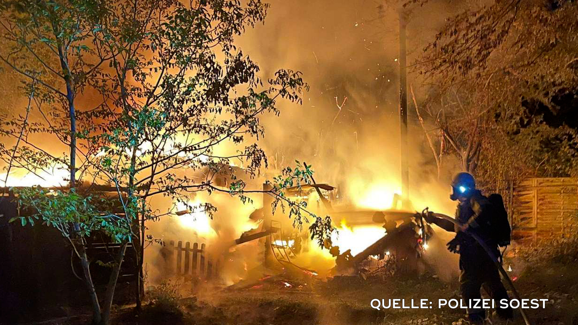 Video: Feuerteufel von Lippstadt sorgt für Angst