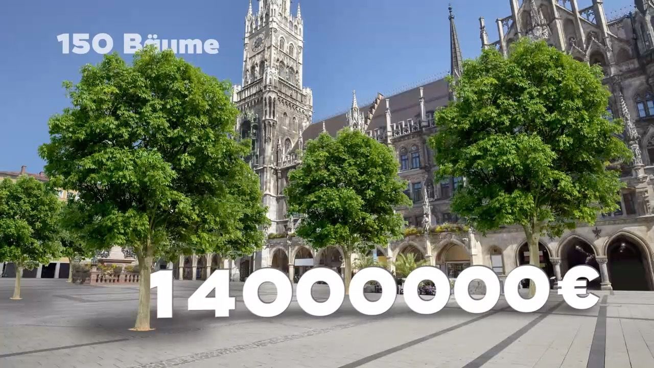 Video: Teure Bäume für München: Streit um Millionenprojekt