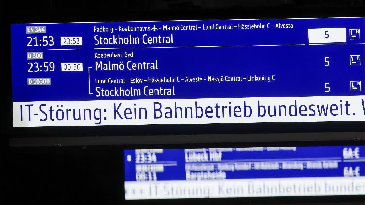 Video: Nach Störung: Züge fahren wieder