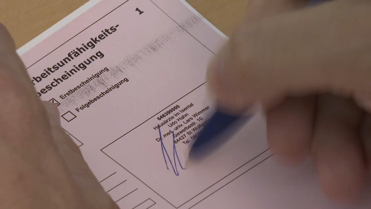 Video: Krankmeldungen in Bayern: Psychische Erkrankungen erstmals auf Platz eins