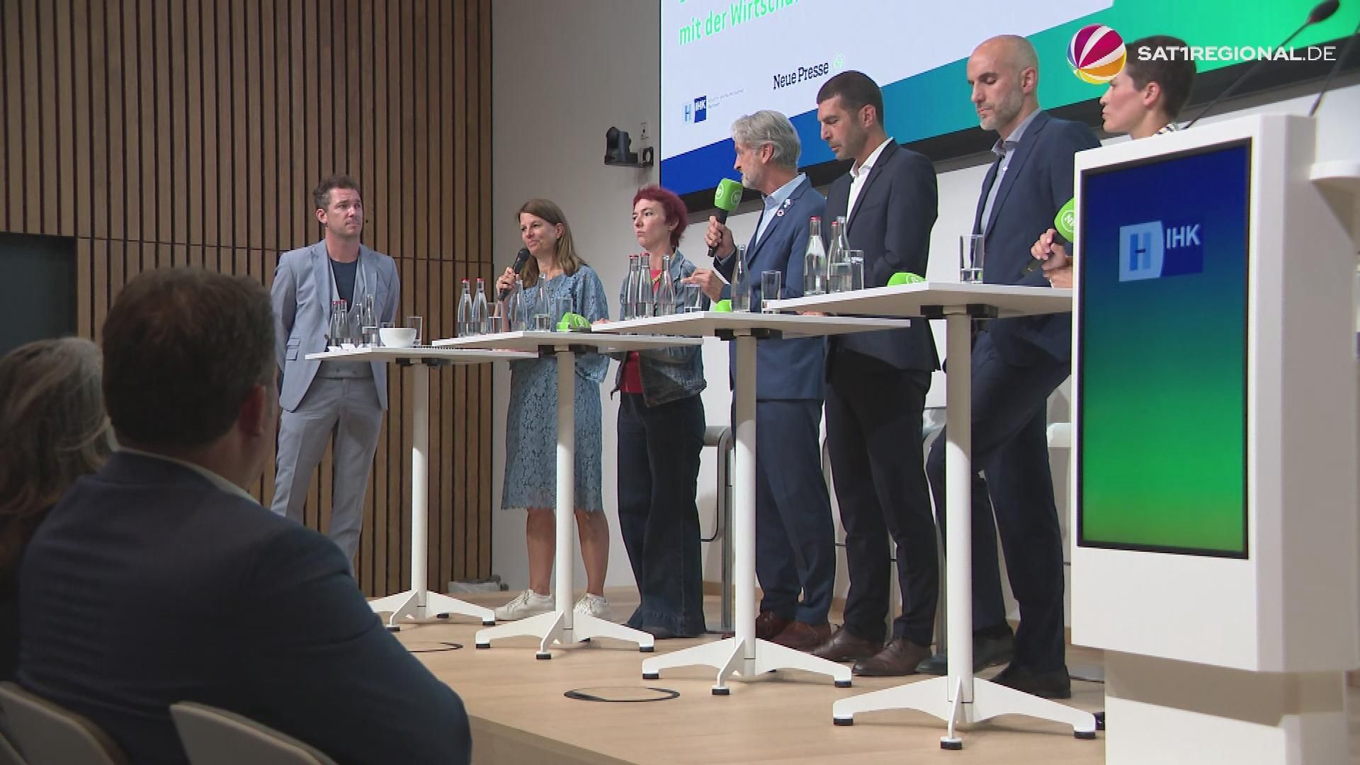 Video: Oberbürgermeister-Wahl in Hannover: Kandidaten zum Thema Wirtschaft und Verkehr