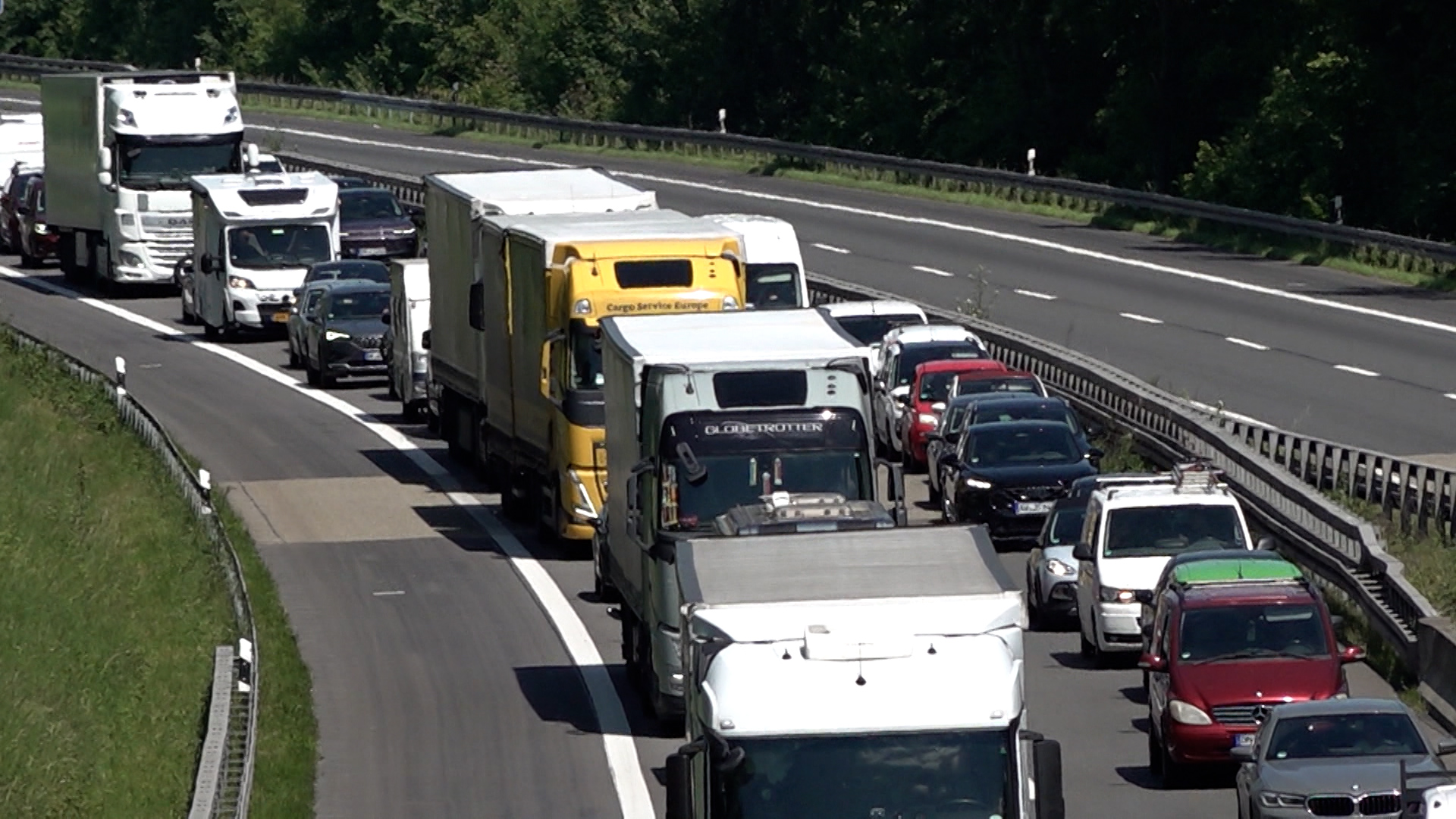 Video: Stauwochenende im Ruhrgebiet