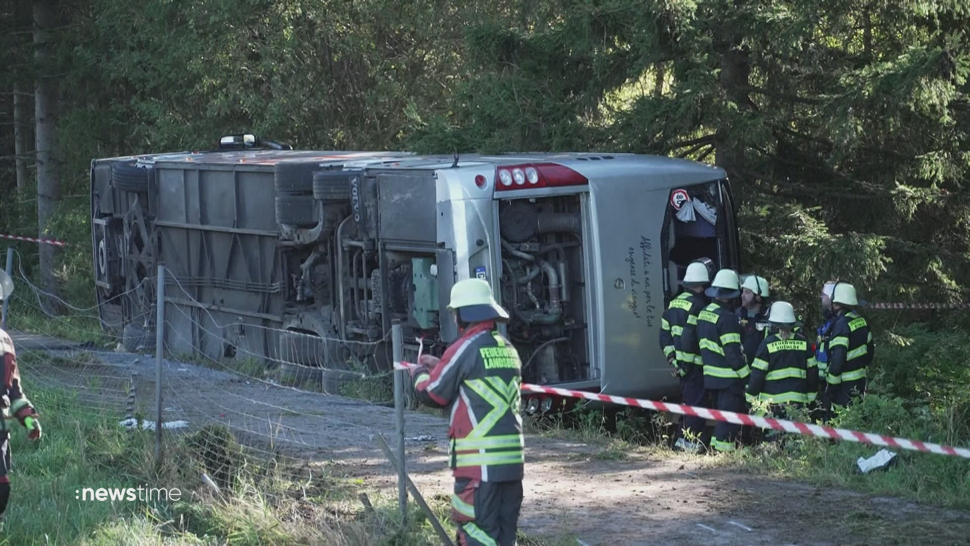 Video: Busunglück in Bayern mit Todesopfern