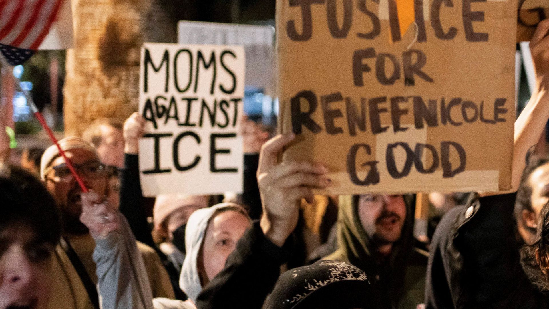 Video: Schüsse auf 37-Jährige: Proteste gegen ICE